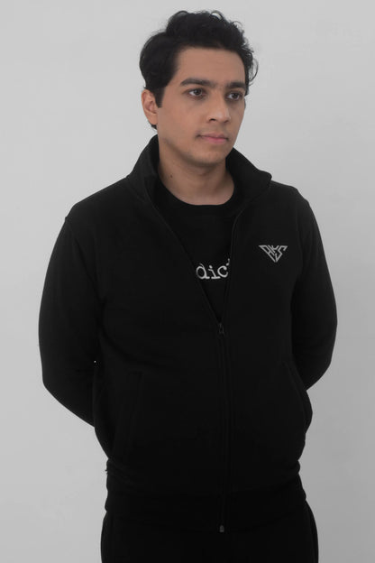 Classic Black Fleece Track Suit